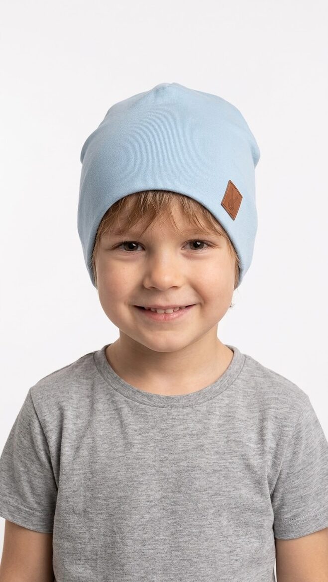 Beanie cepure, 4-6g, gaiši zila.