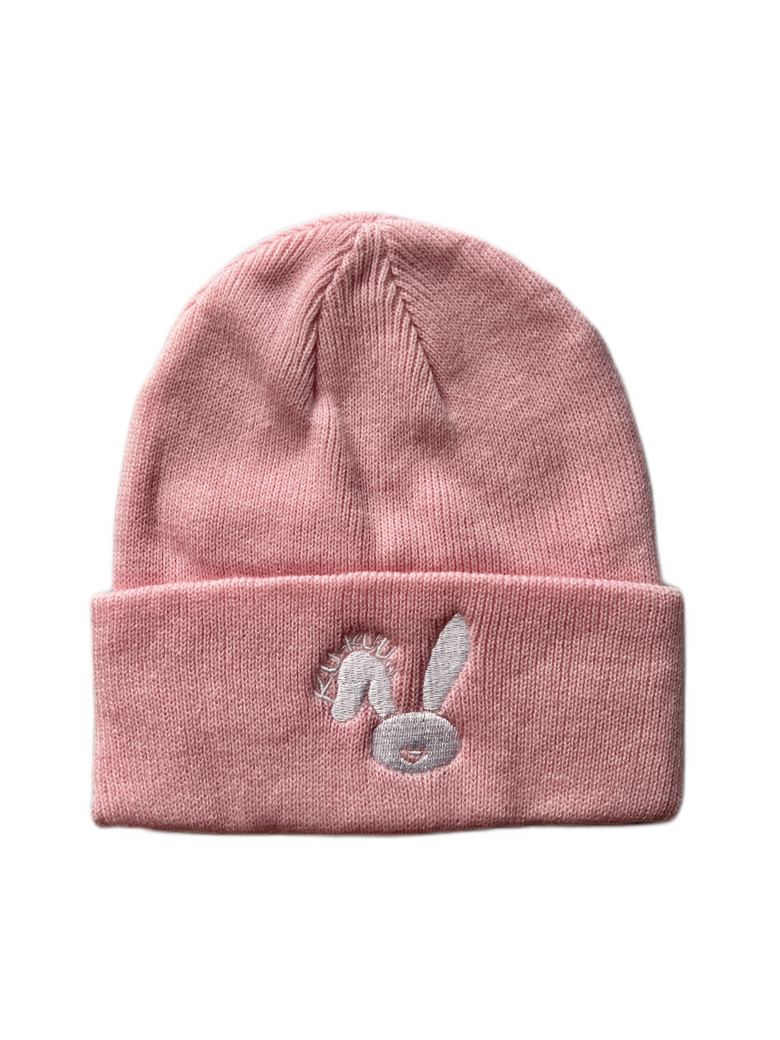 Adīta cepure, 2gadi - S izmēram, rozā