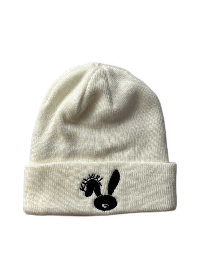 Adīta cepure, 2gadi - S izmēram, pienbalta