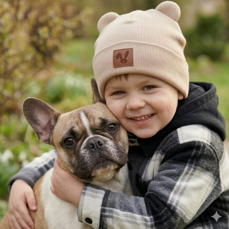 Starpsezonas cepure, 4-6gadi, smilšu krāsas