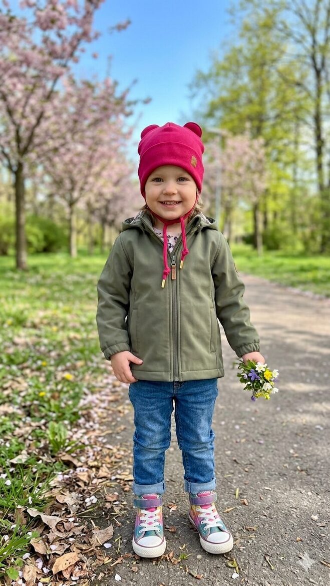 Starpszonas cepure, 2-4gadi, tumšs fuksijas tonis