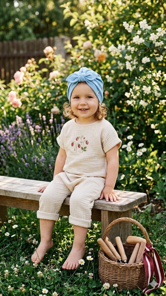 Turbāncepure 2-4gadi, gaiši zila