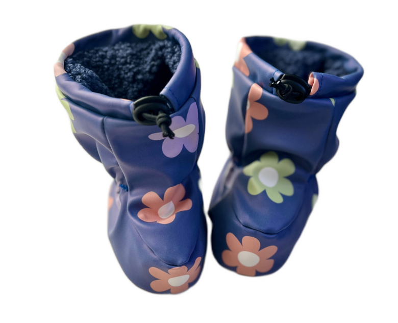 0-6m zābaciņi, zila Teddy odere