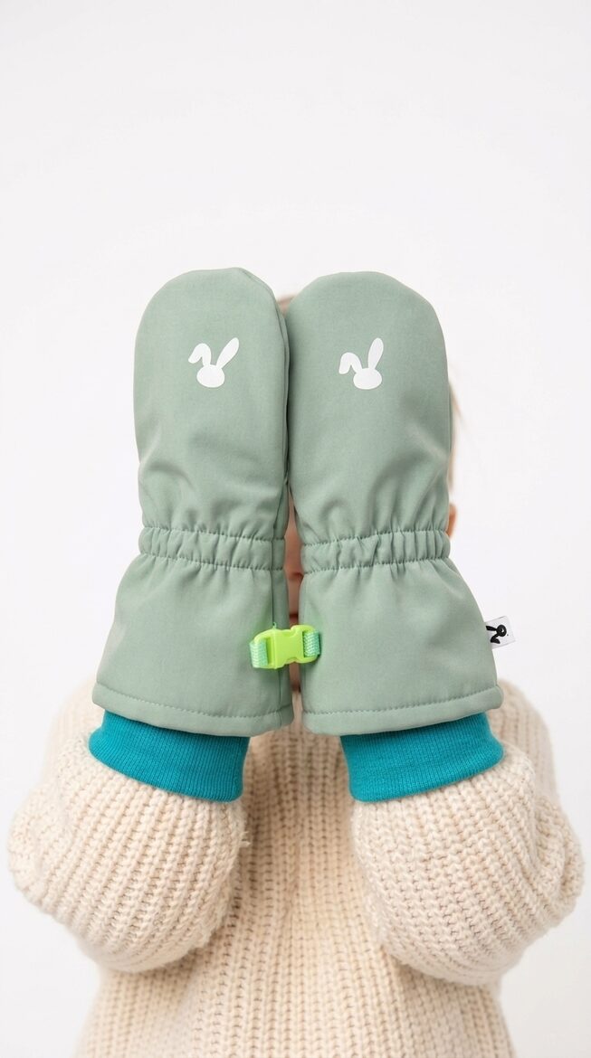 Softshell cimdi M, mint ar triki zilu manžeti