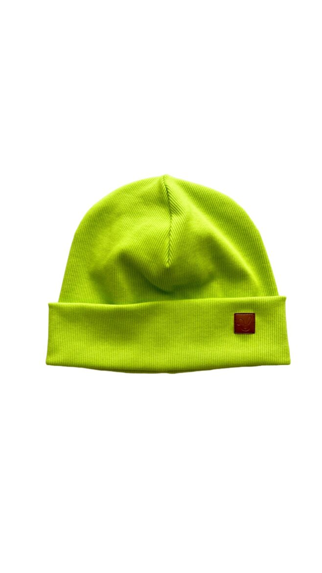 Starpsezonas cepure 4-6gadi, spilgti zaļa