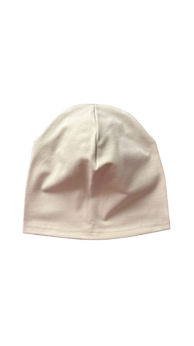 Plānā Beanie cepure 4-6g, krēmkrāsa