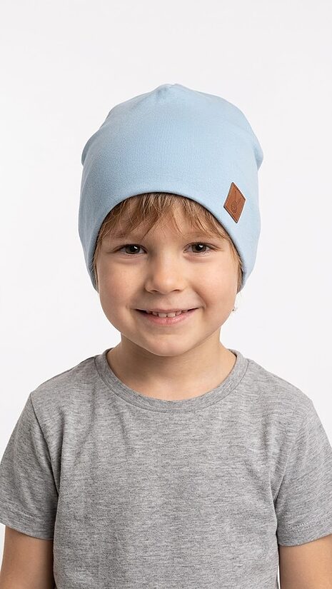 Beanie cepure, 4-6g, gaiši zila.