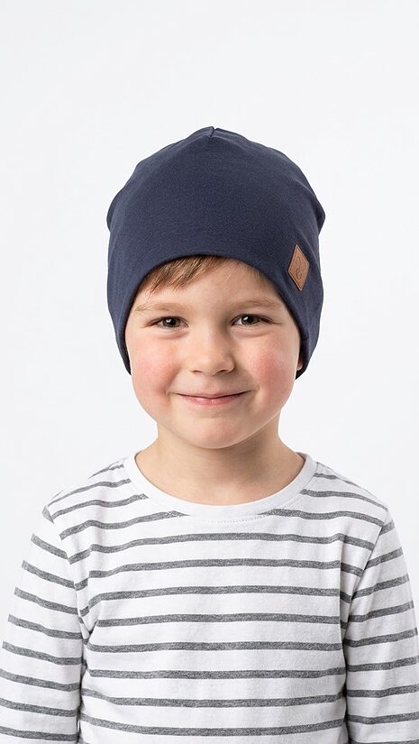 Beanie cepure, 4-6g, tumši zila.