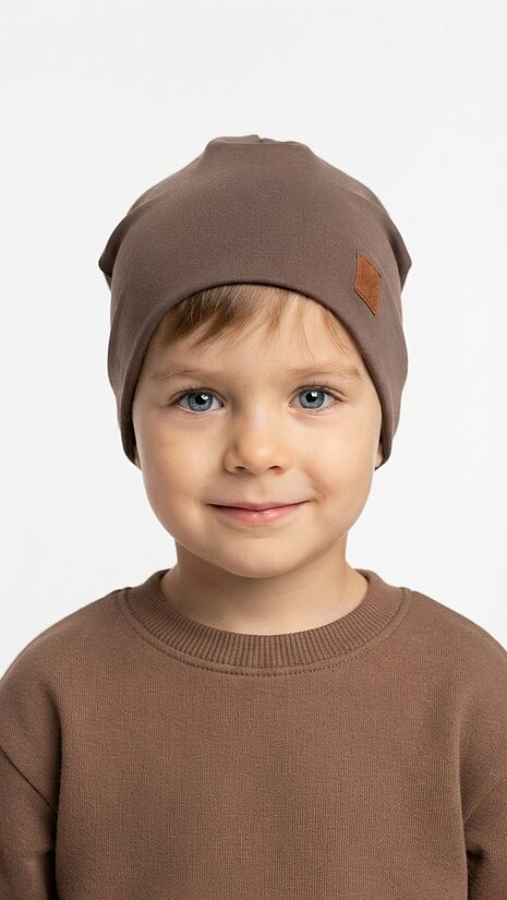 Beanie cepure 2-4gadi, akmens pelēka.