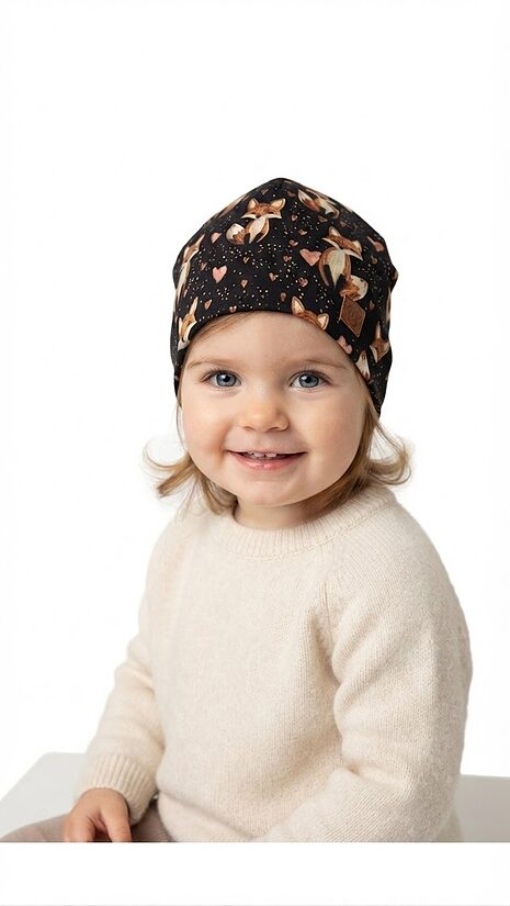 Starpsezonas Beanie cepure 1-2gadi, Lapsiņas.