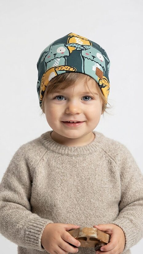 Starpsezonas Beanie cepure 1-2gadi, Sunīši.