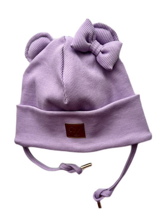 Starpsezonas cepure 2-4g, ceriņu lillā