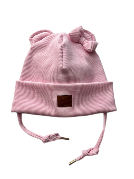 Starpsezonas cepure 4-6gadi, rozā, sienama