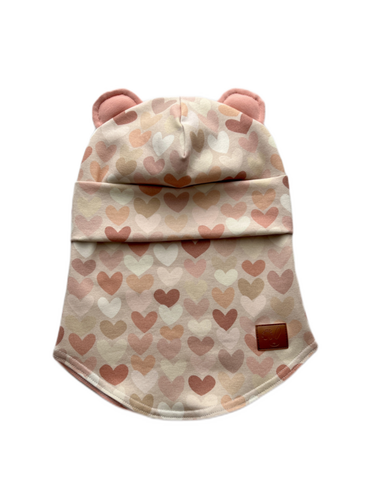 Starpsezonas ķivercepure 2-4gadi, sirsniņas