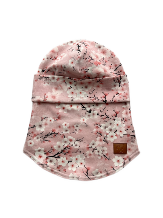 Starpsezonas ķivercepure 4-6gadi, ķiršu ziedi