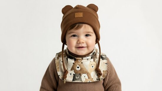 Starpsezonas cepure 1-2gadi, brūna