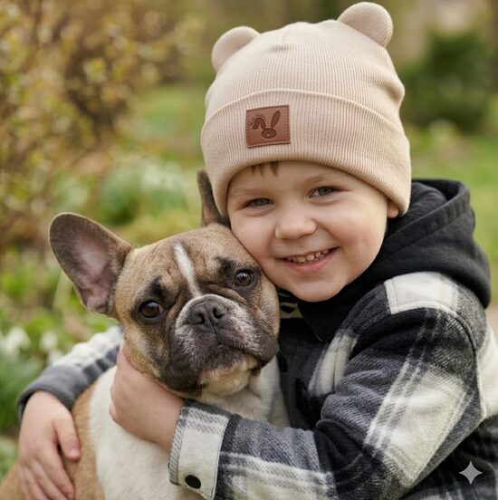 Starpsezonas cepure, 4-6gadi, smilšu krāsas