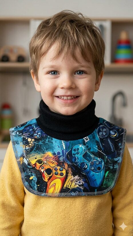 Apkaklītes šalle 2-4gadi, spēļu pūltis