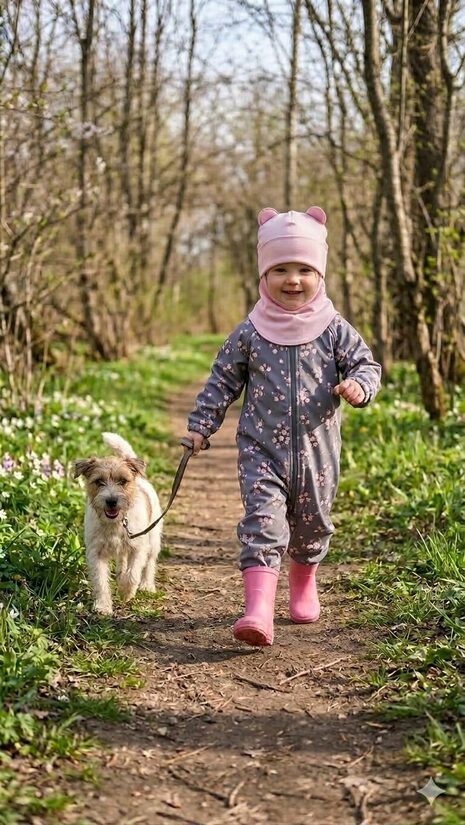 Starpsezonas ķivercepure 2-4gadi, rozā