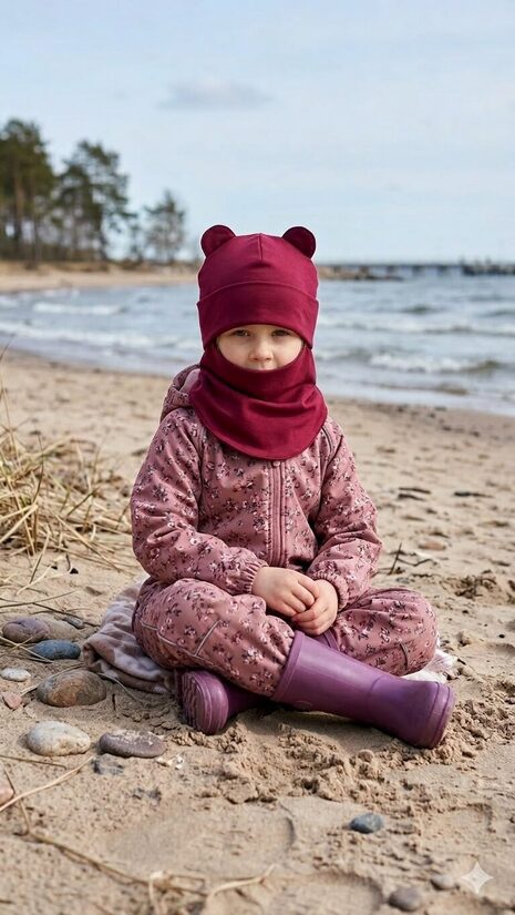 Starpsezonas ķivercepure 4-6gadi, bordo