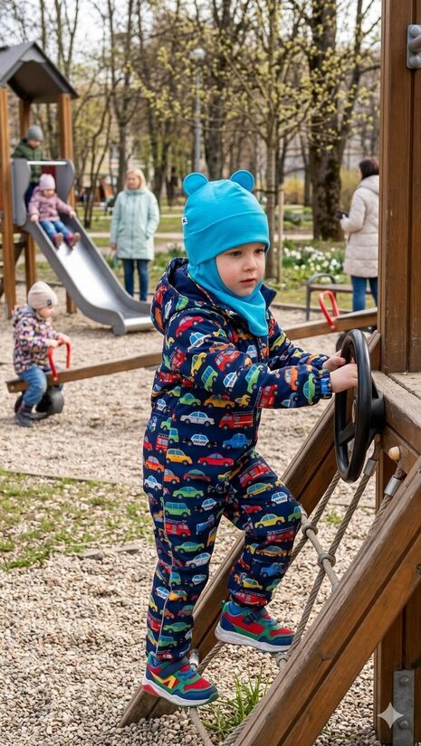 Starpsezonas ķivercepure 4-6gadi, Debesu zila