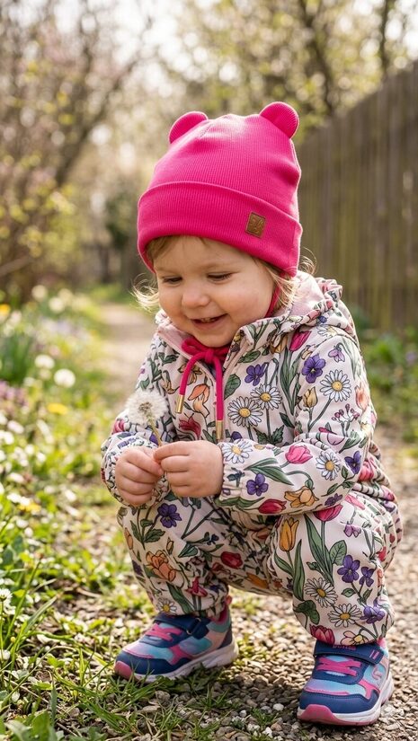 Starpsezonas cepure 1-2gadi, fuksijas tonis