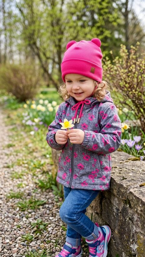 Starpszonas cepure, 2-4gadi, fuksijas tonis, sienama