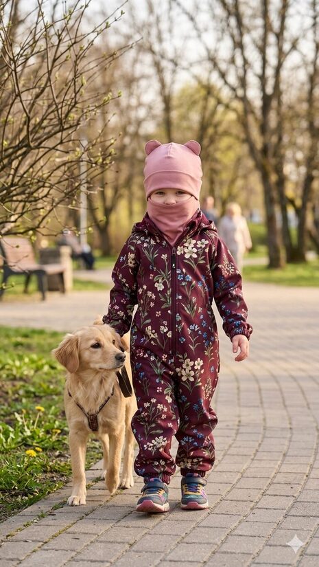 Starpsezonas ķivercepure 2-4gadi, pūder rozā