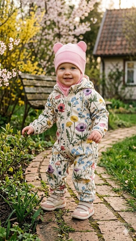 Starpsezonas ķivercepure 1-2gadi, rozā