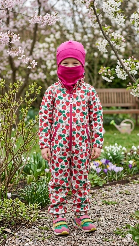 Starpsezonas ķivercepure 4-6gadi, fuksijas tonis bez ausīm