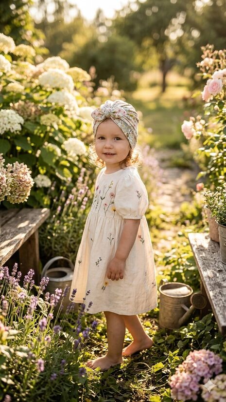 Turbāncepure 2-4gadi, mazie ziediņi