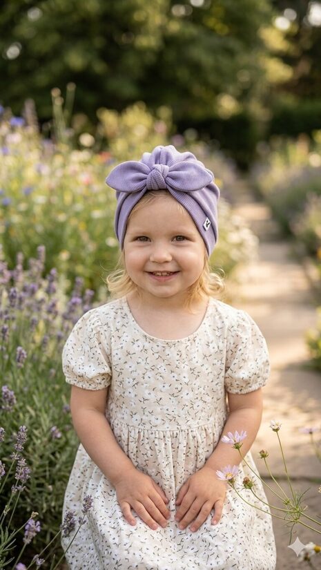 Turbāncepure 2-4gadi, lillā