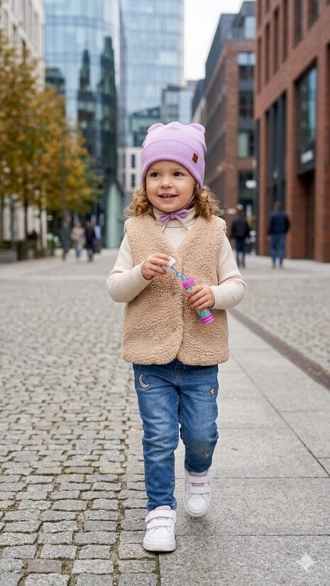 Starpszonas cepure, 2-4gadi, lillā.