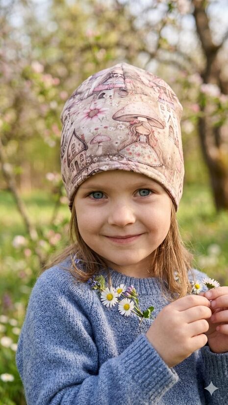 Plānā Binie cepure 4-6g, princese mežā.
