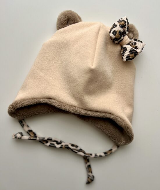 3-6m ziemas cepurīte ar flīsa oderi