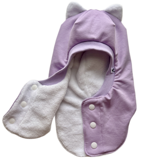 Ķivercepure 6-9m ceriņu lillā