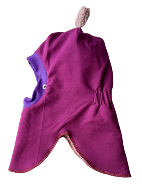 4-6gadi rudens/ziemas ķivercepure plūmju tonis