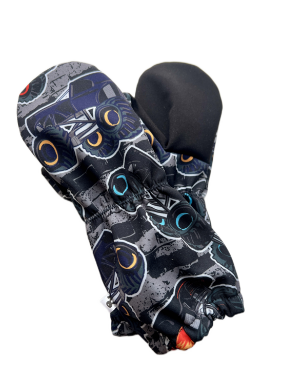 Softshell cimdi 4-6g, monster Truck