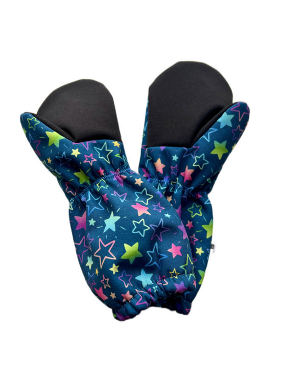 Softshell cimdi 4-6g, zvaigznītes