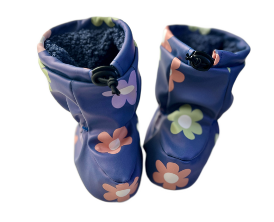 0-6m zābaciņi, zila Teddy odere