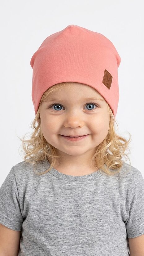 Beanie cepure 2-4gadi, lašrozā tonis.
