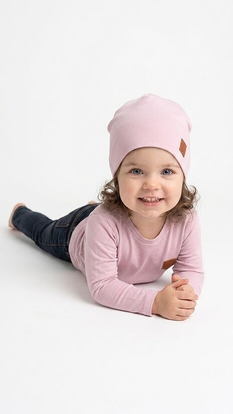 Beanie cepure 2-4gadi, lillā.