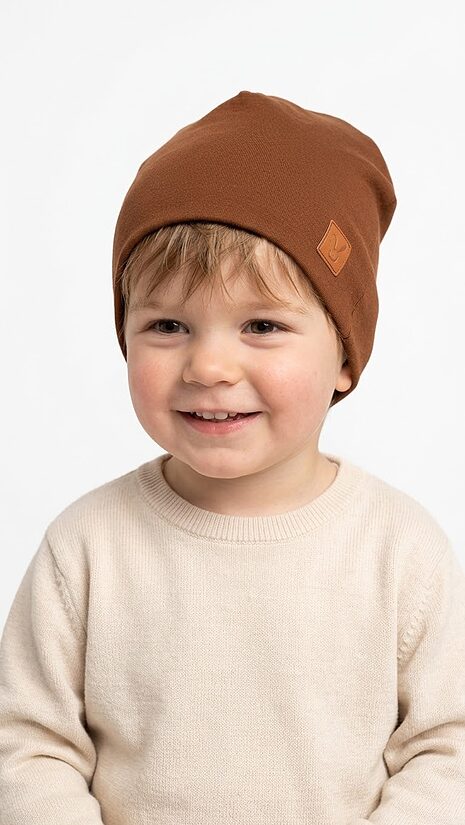 Beanie cepure 2-4gadi, brūna.