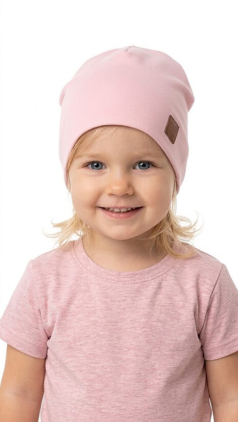 Beanie cepure 2-4gadi, rozā.
