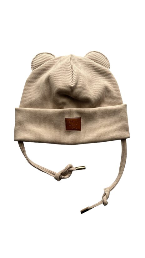 Starpsezonas cepure 4-6gadi, bēša, sienama