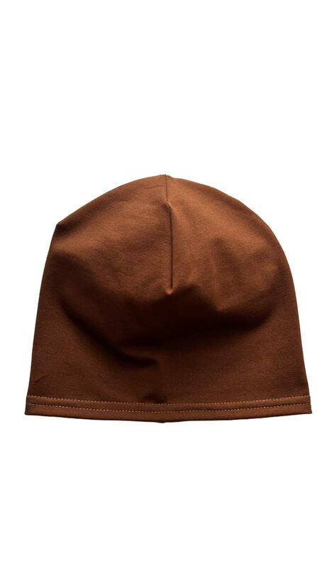 Plānais Beanie 2-4gadi, brūna