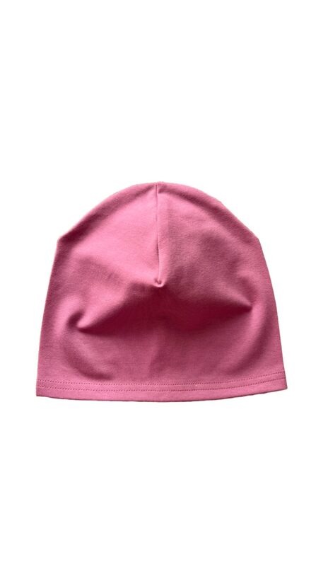 Plānais Beanie 2-4gadi, aveņu rozā.