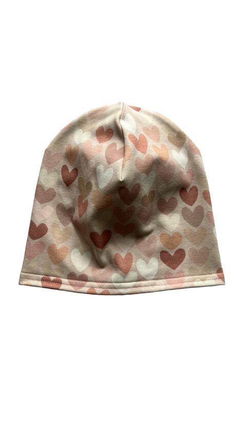 Plānais Beanie 2-4gadi, sirsniņas.