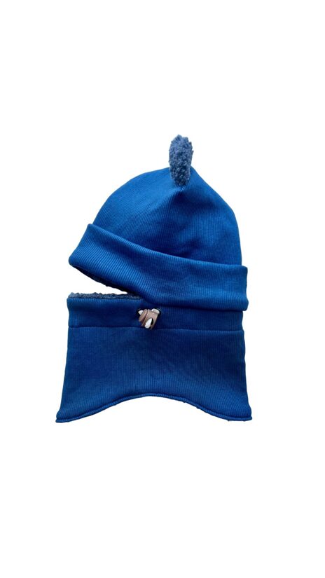 Ķivercepure 6-9m tumši zila