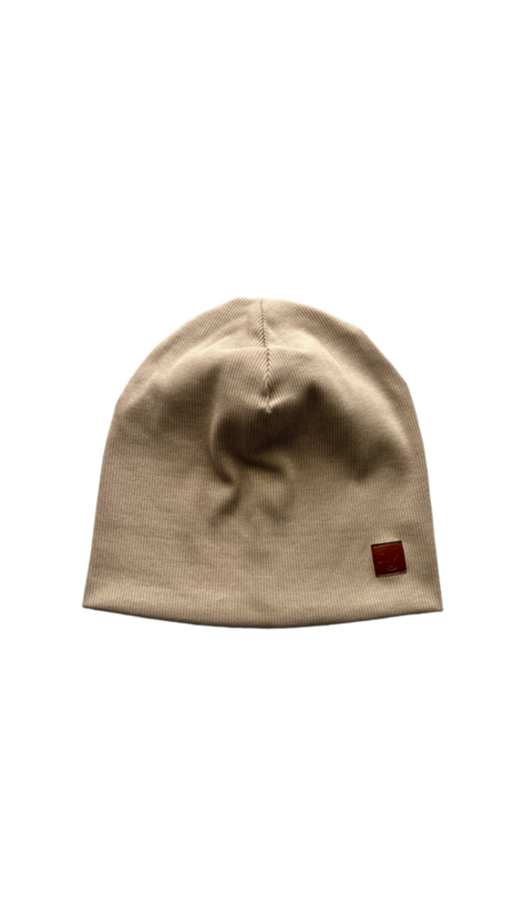 Starpsezonas Beanie cepure 1-2gadi, smilšu tonis
